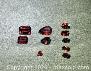 MaxSold Auction: Lot of Deep Red Garnet Loose Gemstones- Various Cuts (10 pieces) - Antioch (California, USA) SELLER MANAGED Downsizing Online Auction -  Mahogany Way (STORAGE)