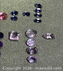 MaxSold Auction: Lot of Mixed Loose Gemstones — Amethyst, Sapphire, Pink/Red (32 pcs) - Antioch (California, USA) SELLER MANAGED Downsizing Online Auction -  Mahogany Way (STORAGE)