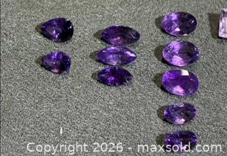 MaxSold Auction: Lot of Mixed Loose Gemstones — Amethyst, Sapphire, Pink/Red (32 pcs) - Antioch (California, USA) SELLER MANAGED Downsizing Online Auction -  Mahogany Way (STORAGE)