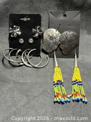 MaxSold Auction: Mixed Women's Earrings Lot - Studs, Hoops & Dangles (5+ Pairs) - Antioch (California, USA) SELLER MANAGED Downsizing Online Auction -  Mahogany Way (STORAGE)