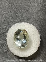 MaxSold Auction: Oval Aquamarine Loose Gemstone, 9.0 ct, Faceted - Antioch (California, USA) SELLER MANAGED Downsizing Online Auction -  Mahogany Way (STORAGE)