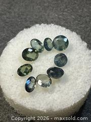 MaxSold Auction: Oval Blue-Green Teal Tourmaline Loose Gemstones (6–10 pcs) - Antioch (California, USA) SELLER MANAGED Downsizing Online Auction -  Mahogany Way (STORAGE)