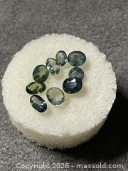 MaxSold Auction: Oval Blue-Green Teal Tourmaline Loose Gemstones (6–10 pcs) - Antioch (California, USA) SELLER MANAGED Downsizing Online Auction -  Mahogany Way (STORAGE)