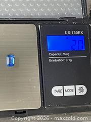 MaxSold Auction: Pair of Natural Blue Emerald-Cut Sapphires 2.0 ct/ea - Antioch (California, USA) SELLER MANAGED Downsizing Online Auction -  Mahogany Way (STORAGE)