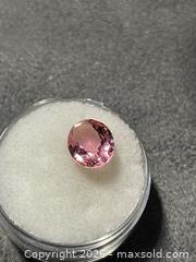 MaxSold Auction: Pink Oval Tourmaline Loose Gemstone, Faceted - Antioch (California, USA) SELLER MANAGED Downsizing Online Auction -  Mahogany Way (STORAGE)