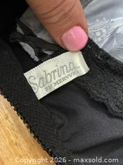 MaxSold Auction: Sabrina Satin Lace Bustier/Corset in Silver, Gray & Black - Antioch (California, USA) SELLER MANAGED Downsizing Online Auction -  Mahogany Way (STORAGE)