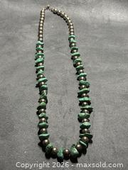 MaxSold Auction: Southwestern Turquoise & Sterling Silver Necklace, 18–22 in - Antioch (California, USA) SELLER MANAGED Downsizing Online Auction -  Mahogany Way (STORAGE)