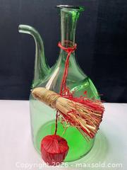 MaxSold Auction: Vintage- Italian Hand-Blown Green Glass Wine Decanter  - Antioch (California, USA) SELLER MANAGED Downsizing Online Auction -  Mahogany Way (STORAGE)