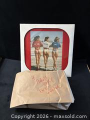 MaxSold Auction: Vintage "Man Cave" Signage w/ Glass Cover & 4 Vintage 18++ Disks - Antioch (California, USA) SELLER MANAGED Downsizing Online Auction -  Mahogany Way (STORAGE)
