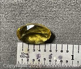 MaxSold Auction: Yellow Oval Faceted Loose Gemstone, 8.5 ct, ~12–14 mm - Antioch (California, USA) SELLER MANAGED Downsizing Online Auction -  Mahogany Way (STORAGE)