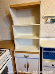 MaxSold Auction: 3 Shelf White Kitchen Cupboard - Welland (Ontario, Canada) SELLER MANAGED Estate Sale Online Auction - East Main Street