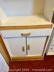 MaxSold Auction: 3 Shelf White Kitchen Cupboard - Welland (Ontario, Canada) SELLER MANAGED Estate Sale Online Auction - East Main Street