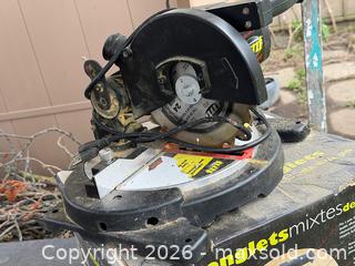 MaxSold Auction: 8-1/4” Compound Mitre Saw – Bench Top Chop Saw w/ Box - Welland (Ontario, Canada) SELLER MANAGED Estate Sale Online Auction - East Main Street