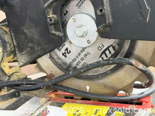 MaxSold Auction: 8-1/4” Compound Mitre Saw – Bench Top Chop Saw w/ Box - Welland (Ontario, Canada) SELLER MANAGED Estate Sale Online Auction - East Main Street