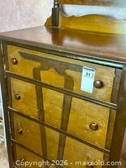 MaxSold Auction: Antique 1920's Tallboy Art Deco Dresser - Welland (Ontario, Canada) SELLER MANAGED Estate Sale Online Auction - East Main Street
