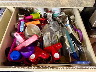 MaxSold Auction: Contents of these 2 Kitchen Drawers - Welland (Ontario, Canada) SELLER MANAGED Estate Sale Online Auction - East Main Street