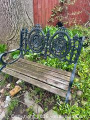 MaxSold Auction: Gorgeous Cast Iron Garden Bench - Welland (Ontario, Canada) SELLER MANAGED Estate Sale Online Auction - East Main Street