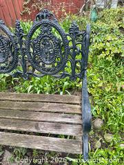 MaxSold Auction: Gorgeous Cast Iron Garden Bench - Welland (Ontario, Canada) SELLER MANAGED Estate Sale Online Auction - East Main Street