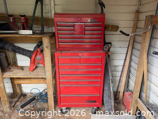 MaxSold Auction: Mastercraft Tool Chest & Rolling Cabinet – Loaded w/ Tools - Welland (Ontario, Canada) SELLER MANAGED Estate Sale Online Auction - East Main Street