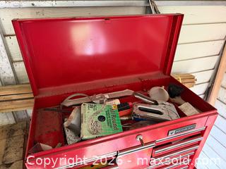 MaxSold Auction: Mastercraft Tool Chest & Rolling Cabinet – Loaded w/ Tools - Welland (Ontario, Canada) SELLER MANAGED Estate Sale Online Auction - East Main Street