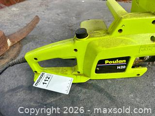 MaxSold Auction: Poulan 1420 Electric Chainsaw - Welland (Ontario, Canada) SELLER MANAGED Estate Sale Online Auction - East Main Street