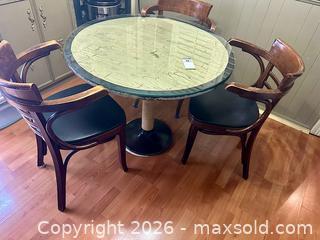 MaxSold Auction: Round Pedestal Kitchen Table and 4 Chairs - Welland (Ontario, Canada) SELLER MANAGED Estate Sale Online Auction - East Main Street