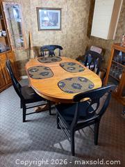 MaxSold Auction: Solid Wood Dining Table + 4 Chairs - Welland (Ontario, Canada) SELLER MANAGED Estate Sale Online Auction - East Main Street