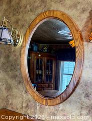 MaxSold Auction: Vintage Oak Wood Wall Mirror - Welland (Ontario, Canada) SELLER MANAGED Estate Sale Online Auction - East Main Street