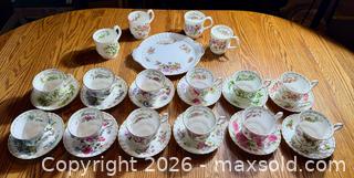 MaxSold Auction: Vintage ROYAL ALBERT Tea Cup of the Month Series - Welland (Ontario, Canada) SELLER MANAGED Estate Sale Online Auction - East Main Street