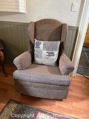 MaxSold Auction: Vintage Wingback Chair - Welland (Ontario, Canada) SELLER MANAGED Estate Sale Online Auction - East Main Street