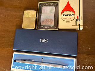 MaxSold Auction: Vintage Zippo Lighters and Cross Pen - Welland (Ontario, Canada) SELLER MANAGED Estate Sale Online Auction - East Main Street