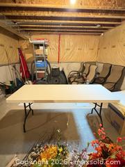 MaxSold Auction: Folding Table C - London (Ontario, Canada) PARTNER MANAGED Moving Online Auction -  Crane Avenue