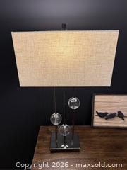 MaxSold Auction: Pair of Uttermost Chrome With Crystal Rodeshia Table Lamps - Mississauga (Ontario, Canada) SHORT NOTICE PARTNER MANAGED Commercial Liquidation Online Auction - South Sheridan Way