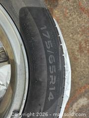 MaxSold Auction: 4 Very gently used All Season tires with rims - Mississauga (Ontario, Canada) SELLER MANAGED Reseller Online Auction - Platinum Drive (STORAGE)