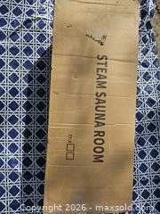 MaxSold Auction: In Box Willowybe Portable Steam Sauna.  - Mississauga (Ontario, Canada) SELLER MANAGED Reseller Online Auction - Platinum Drive (STORAGE)