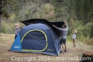 MaxSold Auction: New In Box 8 Person Coleman Dark Room Skydome Tent - Mississauga (Ontario, Canada) SELLER MANAGED Reseller Online Auction - Platinum Drive (STORAGE)