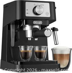 MaxSold Auction: New in Box Delonghi Stilosa espresso machine - Mississauga (Ontario, Canada) SELLER MANAGED Reseller Online Auction - Platinum Drive (STORAGE)