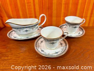 MaxSold Auction: Vintage Minton Grasmere Cups and Saucers and Gravy Boat - Hamilton (Ontario, Canada) SELLER MANAGED Estate Sale Online Auction - Gertrude Street