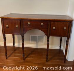 MaxSold Auction: Antique c. 1820 three drawer Regency sideboard - Whitchurch-Stouffville (Ontario, Canada) SELLER MANAGED Estate Sale Online Auction -  Dorman Drive