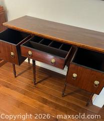 MaxSold Auction: Antique c. 1820 three drawer Regency sideboard - Whitchurch-Stouffville (Ontario, Canada) SELLER MANAGED Estate Sale Online Auction -  Dorman Drive