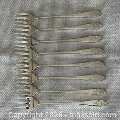 MaxSold Auction: Estate Sterling Silver BIRKS Royal Tudor flatware C: 8 specialty fish/seafood forks  - Whitchurch-Stouffville (Ontario, Canada) SELLER MANAGED Estate Sale Online Auction -  Dorman Drive