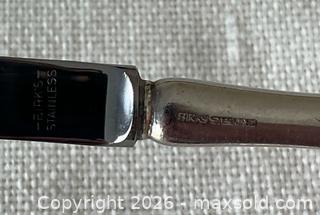 MaxSold Auction: Estate Sterling Silver BIRKS Royal Tudor flatware D: 8 butter/spreader knives  - Whitchurch-Stouffville (Ontario, Canada) SELLER MANAGED Estate Sale Online Auction -  Dorman Drive