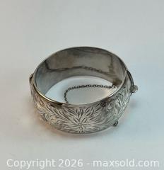 MaxSold Auction: Mid-century Birks Sterling Silver wide cuff bangle - Whitchurch-Stouffville (Ontario, Canada) SELLER MANAGED Estate Sale Online Auction -  Dorman Drive