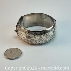 MaxSold Auction: Mid-century Birks Sterling Silver wide cuff bangle - Whitchurch-Stouffville (Ontario, Canada) SELLER MANAGED Estate Sale Online Auction -  Dorman Drive