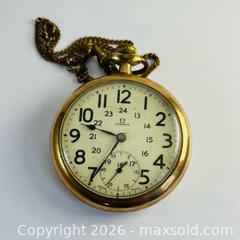 MaxSold Auction: OMEGA 17 Jewel Pocket Watch c.1922  in gold filled case - Whitchurch-Stouffville (Ontario, Canada) SELLER MANAGED Estate Sale Online Auction -  Dorman Drive