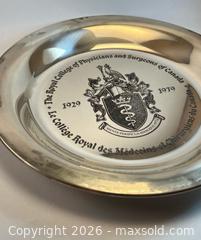 MaxSold Auction: Solid sterling silver RCPSC commemorative plate  - Whitchurch-Stouffville (Ontario, Canada) SELLER MANAGED Estate Sale Online Auction -  Dorman Drive