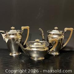 MaxSold Auction: Sterling Silver Tea & Coffee service - Birmingham 1962 - Complete set - Whitchurch-Stouffville (Ontario, Canada) SELLER MANAGED Estate Sale Online Auction -  Dorman Drive