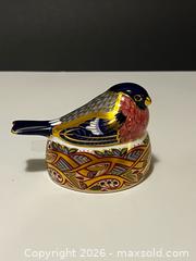 MaxSold Auction: Vintage Royal Crown Derby “Bullfinch Nesting” paperweight  - Whitchurch-Stouffville (Ontario, Canada) SELLER MANAGED Estate Sale Online Auction -  Dorman Drive