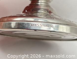 MaxSold Auction: Pair Birks Sterling Silver Candlesticks with Engraved Floral Scroll - Ottawa (Ontario, Canada) SELLER MANAGED Reseller Online Auction - Decarie Drive
