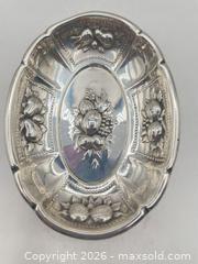 MaxSold Auction: Sterling Silver Fruit Motif Small Dish or Tray  - Ottawa (Ontario, Canada) SELLER MANAGED Reseller Online Auction - Decarie Drive